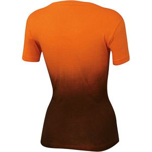 Karpos LASTE WALL dámske tričko oranžové/tmavosivé