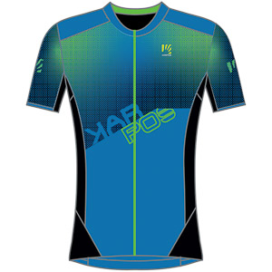 Karpos Jump Jersey Print 1 Indigo B./Black/Green