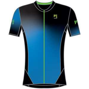 Karpos Jump Jersey Print 2 Indigo B./Black/Green