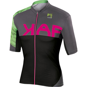 Jump Jersey Dark Grey/Black/Green Fluo