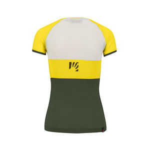 KARPOS MOVED EVO W JERSEY RIFLE GREEN/BUTTERCUP