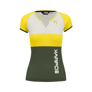 KARPOS MOVED EVO W JERSEY RIFLE GREEN/BUTTERCUP