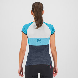Karpos Moved Evo W Jersey Blue Atoll/White/Sky Captain
