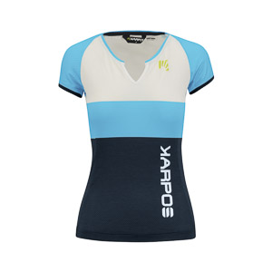 Karpos Moved Evo W Jersey Blue Atoll/White/Sky Captain