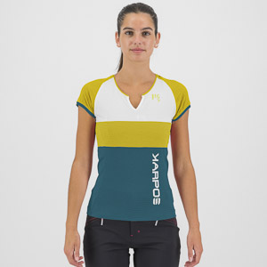 Karpos Moved Evo W Jersey Lemon Curry/White/Corsair