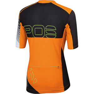 Karpos Verve Tee Orange Fluo/Black