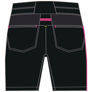 Karpos Dolada W Bermuda Black/Dark Grey