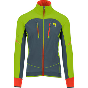 KARPOS ALAGNA EVO JACKET DARK SLATE/LIME GREEN