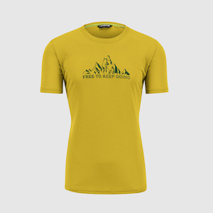 Loma  Print Jersey Lemon Curry