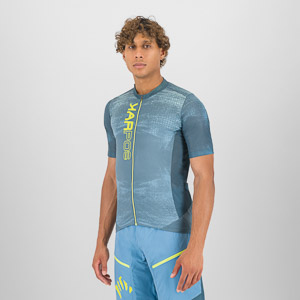 KARPOS GREEN FIRE JERSEY STARGAZER/PRIMROSE