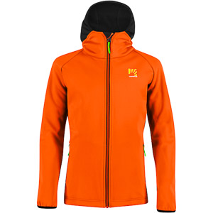 Karpos LAVAREDO KID WINTER bunda Spicy Orange/Black