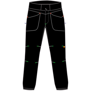 Karpos Castegner Light Jeans Nohavice čierne