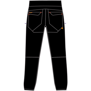 Karpos Castegner Light Jeans Nohavice čierne