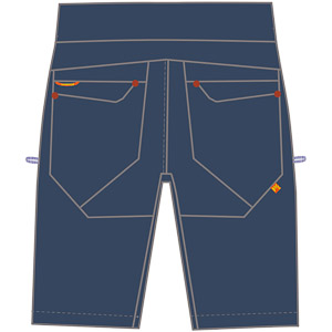 Karpos Castegner Light Jeans Bermuda Dark Blue