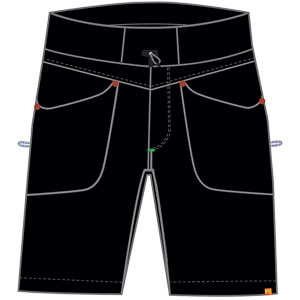 Karpos Castegner Light Jeans Bermuda Black