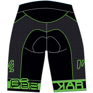 Karpos Verve Short Black/Green Fluo