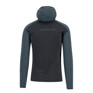 KARPOS AMBRIZZOLA FULL-ZIP HOODIE VULCAN/DARK SLATE