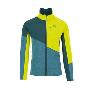 Karpos FEDERA FULL-ZIP flíska Balsam/Forest/Kiwi Colada