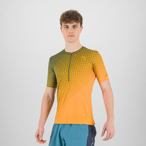 KARPOS LAVAREDO ULTRA TECH JERSEY RADIANT/RIFLE GREEN