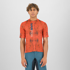 KARPOS VAL VIOLA JERSEY TANGERINE TANGO/MOROCCAN BLUE