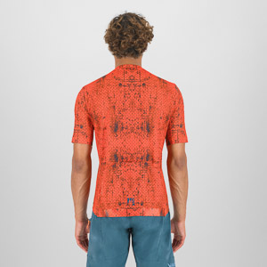 KARPOS VAL VIOLA JERSEY TANGERINE TANGO/MOROCCAN BLUE