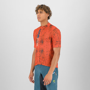 KARPOS VAL VIOLA JERSEY TANGERINE TANGO/MOROCCAN BLUE