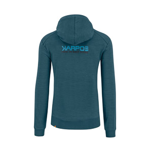 KARPOS COPPOLO MERINO FULL ZIP HOODIE STARGAZER/NIAGARA