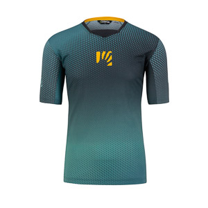 Val Di Dentro Tee Black/North Atlantic/Lemon Cur