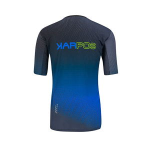 Karpos Val Di Dentro Tee Black/Indigo B./Green Fluo