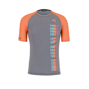 KARPOS MOVED EVO JERSEY OUTER SPACE/SCARLET IBIS