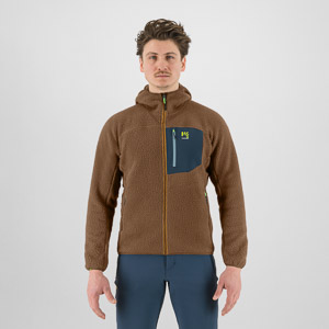 Karpos Moiazza Retro Hoodie Fleece Nuthatch/Midnight