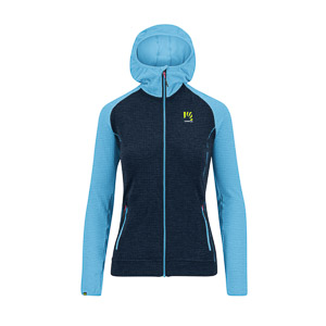Ambrizzola W Full-Zip Hoodie Sky Captain/Blue Atoll