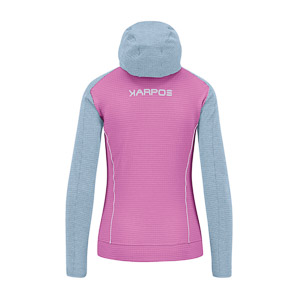 KARPOS AMBRIZZOLA W FULL-ZIP HOODIE BLOOM/MIST