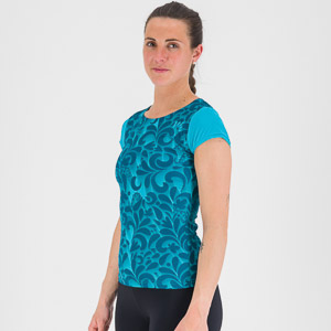 Karpos Loma Print W Jersey Bluebird/Moroccan Blue