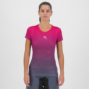 Karpos Verve Mesh W T-Shirt Ombre Blue/Cabaret