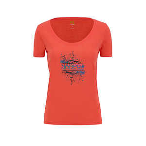 Karpos CROCUS dámske tričko Hot Coral