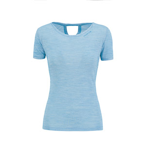 Verdana Merino W T-Shirt Blue Atoll