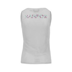 Karpos LOMA dámske tričko bez rukávov bright white/biscay g/valerian