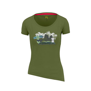 Karpos ANEMONE EVO dámske tričko cedar green