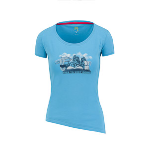 Karpos Anemone Evo W T-Shirt Blue Atoll