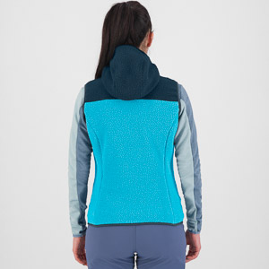 Karpos 80’S Hoodie W Vest Blue Atoll/Midnight