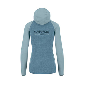 Karpos Camoscio W Full Zip Hoodie Spring Lake/Sterling Blue