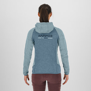 Karpos Camoscio W Full Zip Hoodie Spring Lake/Sterling Blue