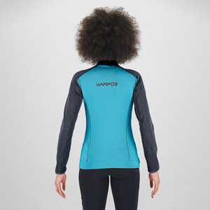 KARPOS AMBRIZZOLA W FULL ZIP BACHELOR B./OMBRE BLUE