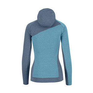 KARPOS AVERAU W FULL-ZIP HOODIE FLEECE DELPHINIUM/BLUEFIN