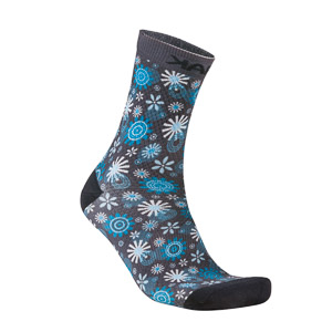 KARPOS SPASSO PRINT W SOCKS WINDWARD BLUE NIAGARA BRIGHT W