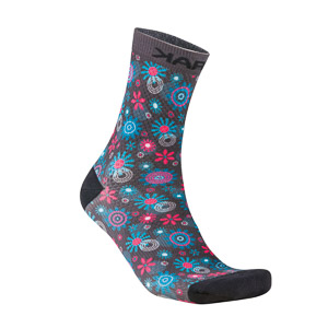 KARPOS SPASSO PRINT W SOCKS DELPHINIUM INNUENDO BRIGHT WHI
