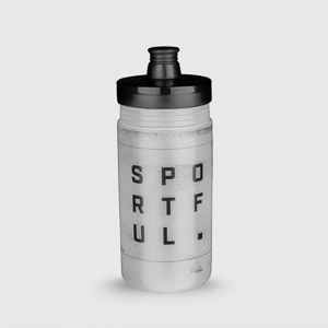 Sportful fľaša 550 ml transparentná/čierne logo