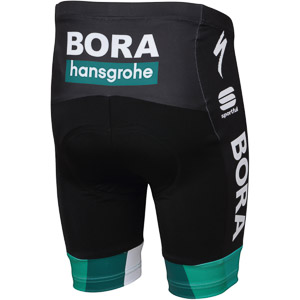 Sportful Detské kraťasy Bora-hansgrohe čierne/Bora zelené