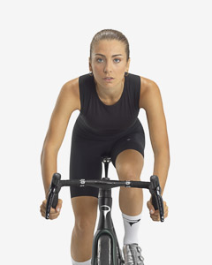 Pinarello F dámske kraťasy s trakmi čierne